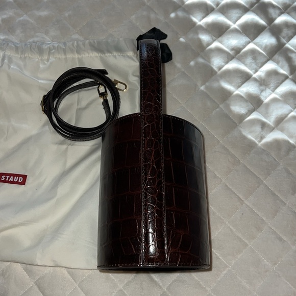 Beautiful Deep Brown Croco Staud Bag! - Picture 6 of 7